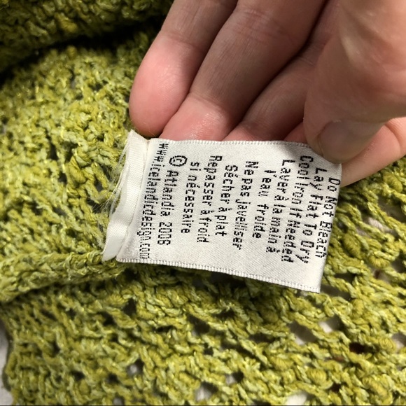 Clare by Icelandic Design green knit sweater Sz S - Picture 11 of 11